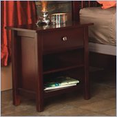 Modus Newport 1 Drawer Nightstand in Cordovan