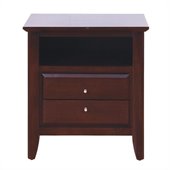 Modus City II 2 Drawer Nightstand in Coco