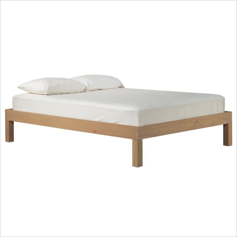 Modus Solid Mahogany Platform Natural Finish Bed eBay