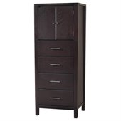 Modus Nevis 4 Drawer Lingerie Chest in Espresso Finish
