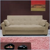 Lifestyle Solutions Roxbury Casual Convertible Sofa in Olive