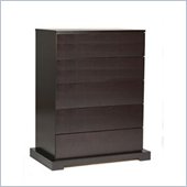 Lifestyle Solutions Zurich 5 Drawer Chest in Cappuccino Finish