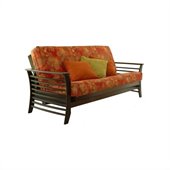 Lifestyle Solutions Fashion Hardwood Dio Futon Frame in Espresso