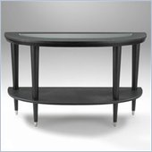 Klaussner Furniture Ontario Sofa Table with Glass Insert