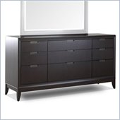 Klaussner Furniture Nikka Triple Dresser in Rich Cherry