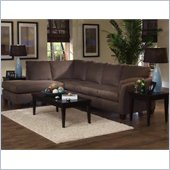 Klaussner Furniture Drew Sofa and Chaise Sectional Set in Libre Earth