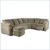 Klaussner Furniture Legacy 4 Piece Recliner Sectional Set