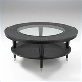 Klaussner Furniture Ontario Round Black Coffee Table