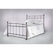 Fashion Bed Group Dexter Metal Headboard in Hammered Brown Finish