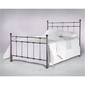 Fashion Bed Group Dexter Metal Poster Bed in Hammered Brown Finish