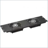 Sanus Component Foundations Double Fan Kit in Black