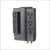 Sanus Surge Protector with 2100 Joule Protections in Black Finish