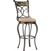 Hillsdale Pompei 30 Inch Swivel Bar Stool