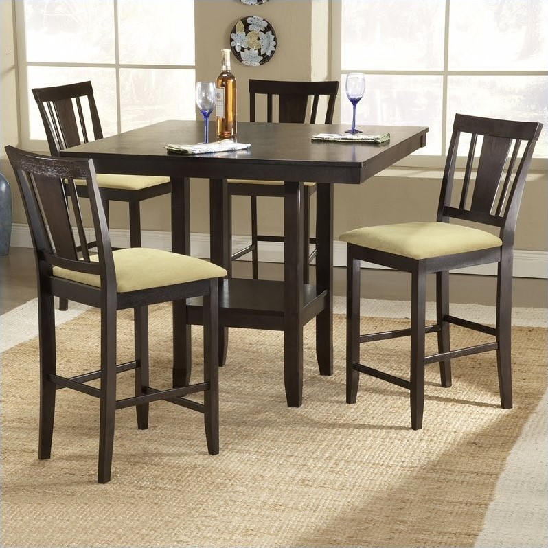 Hilale Arcadia Square Counter Height Casual Espresso Finish Hilale Arcadia Square Counter Height Casual Espresso Finish Dining