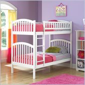 Atlantic Furniture Richmond Twin over Twin Wood Bunk Bed