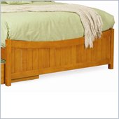 Atlantic Furniture Manhattan Matching Footboard in Caramel Latte