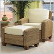 Club Chairs with Ottomans