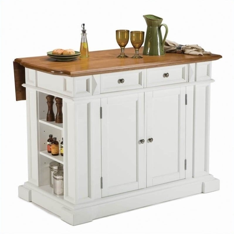 White Kitchen Island