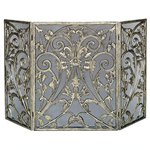 Fireplace Screens in Gold