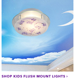 kids flush mount light