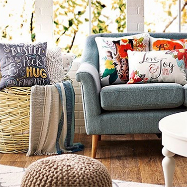 rugs and pillows