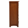 Linon Anna Lee Wood Jewelry Armoire 8 Drawers 2 Side Doors Gray Hardware in Oak