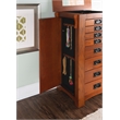 Linon Anna Lee Wood Jewelry Armoire 8 Drawers 2 Side Doors Gray Hardware in Oak