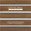 Linon Adirondack Solid Acacia Wood Outdoor Coffee Table in Acorn Brown Stain