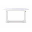 Linon Adirondack Sturdy Solid Acacia Wood Outdoor Coffee Table in White Stain