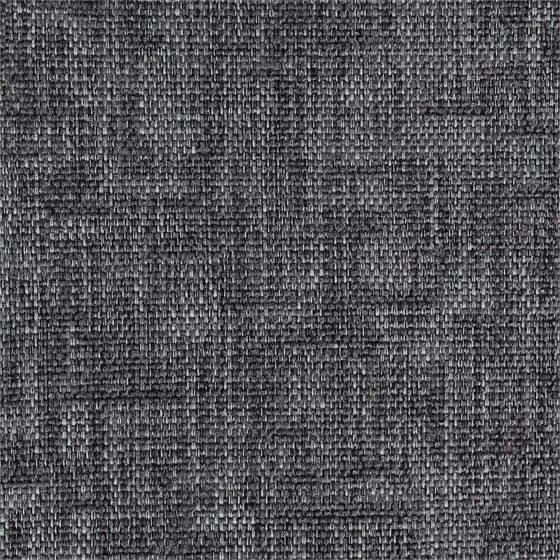 Linon Avalon Oak Wood Oval Back Set of Two Upholstered Dining Chairs in Charcoal