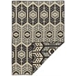Linon Salonika Veria Reversible Woven Wool 5'x8' Rug in Gray
