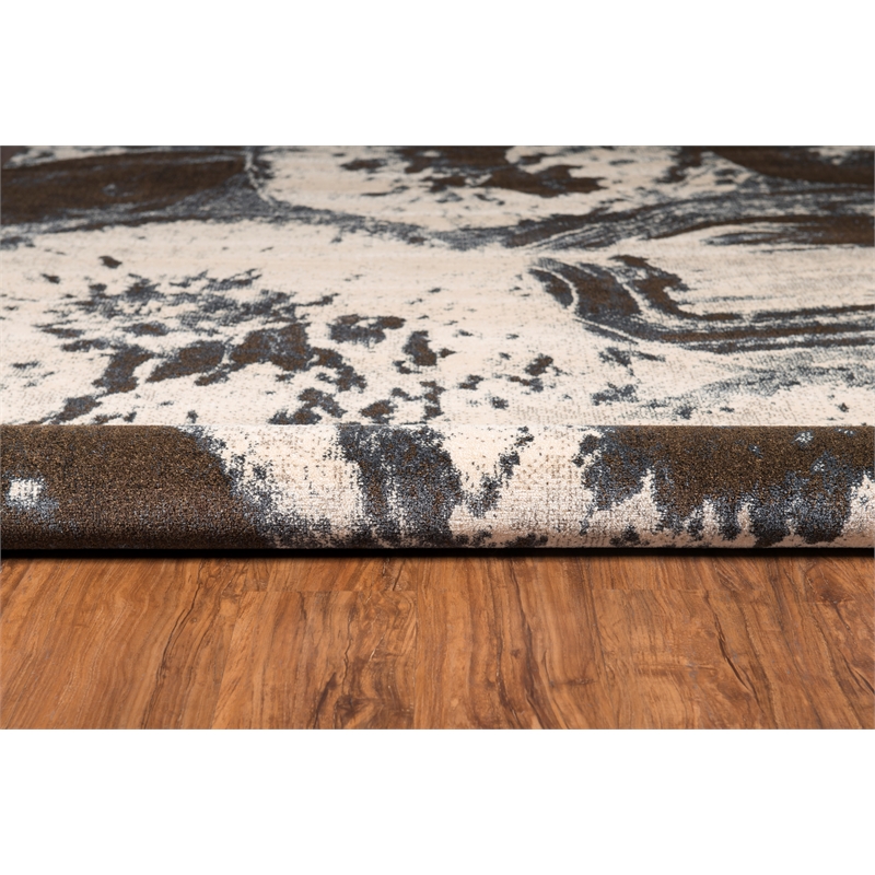 Linon Masters Agate Power Loomed Polypropylene 5'x7'6