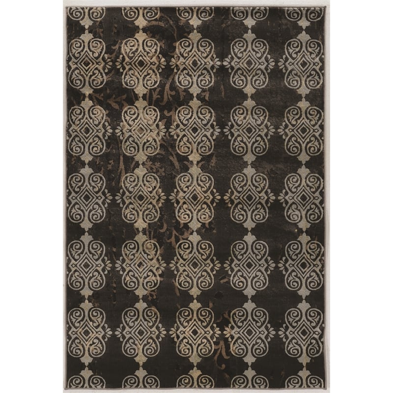 Linon Jewel Royal Machine Made Polypropylene 5'x7'6