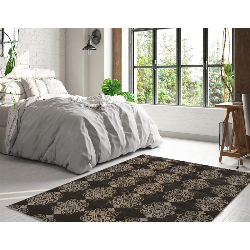 Linon Jewel Royal Machine Made Polypropylene 8'x10'3