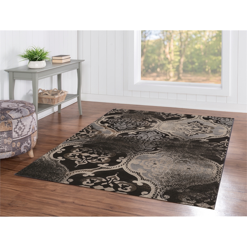 Linon Jewel Arthur Machine Made Polypropylene 5'x7'6