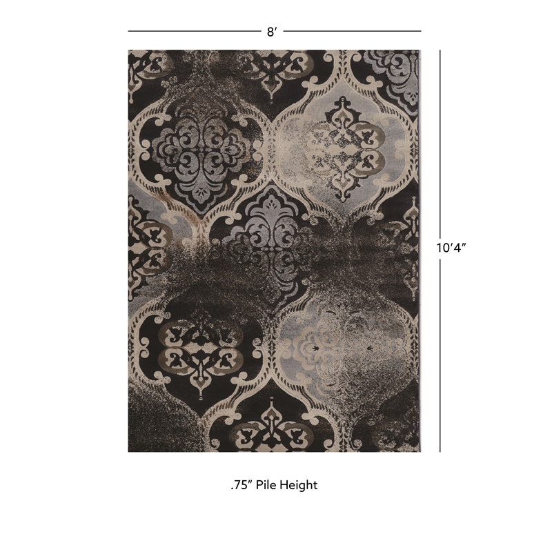 Linon Jewel Arthur Machine Made Polypropylene 8'x10'3