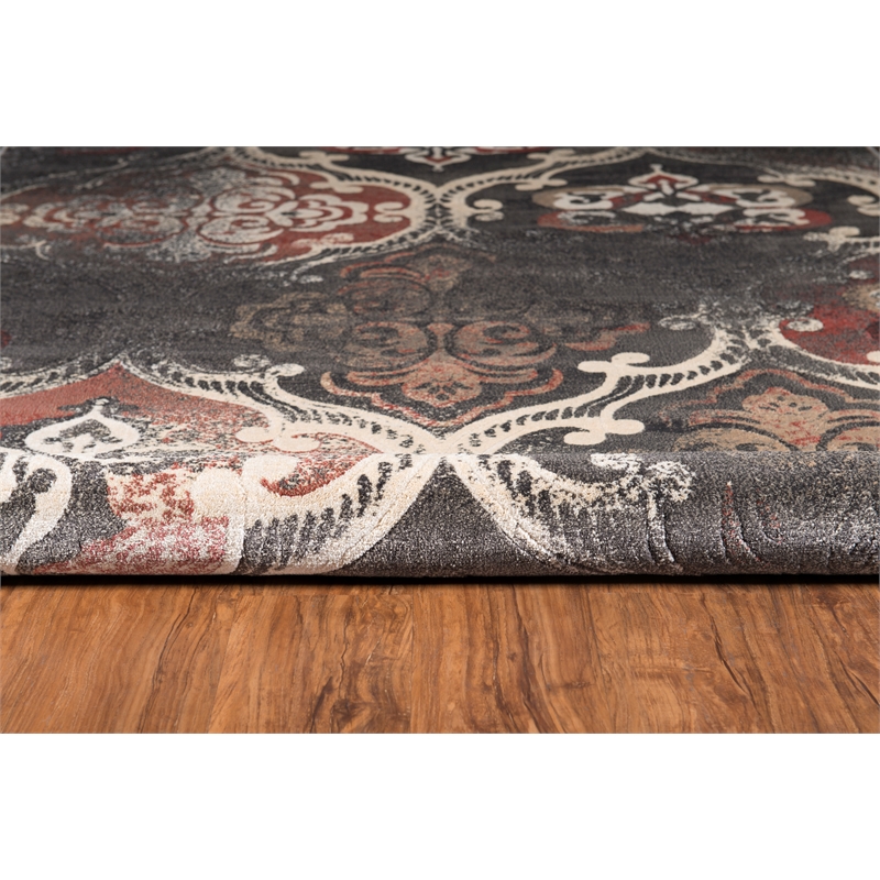 Linon Jewel Arthur Machine Made Polypropylene 5'x7'6