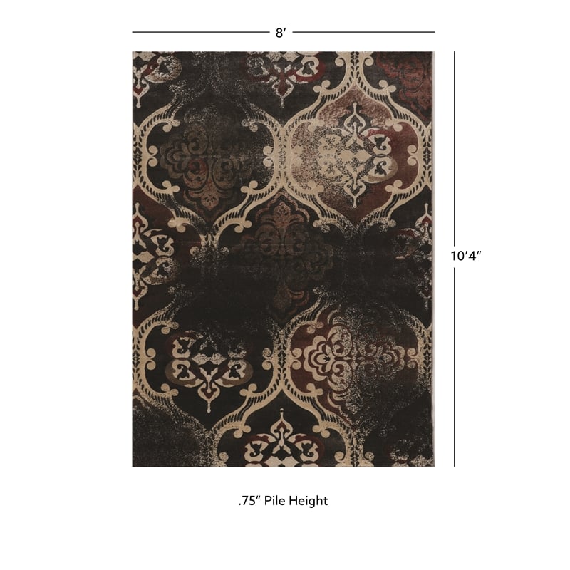 Linon Jewel Arthur Machine Made Polypropylene 8'x10'3