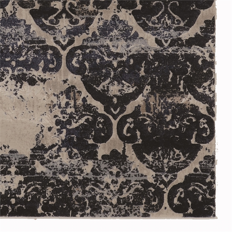 Linon Jewel Clara Machine Made Polypropylene 5'x7'6