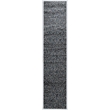 Linon Vintage Clara Power Loomed Microfiber Polyester 2'x10' Rug in Gray