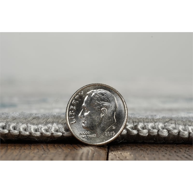 Linon Vintage Belouch Power Loomed Microfiber Polyester 5'x7'6