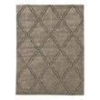 Linon Trio Britta Hand Tufted Polyester 8'x10' Rug in Gray