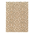 Linon Trio Marple Hand Tufted Polyester 5'x7' Area Rug in Ivory