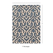 Linon Trio Marple Hand Tufted Polyester 5'x7' Rug in Ivory