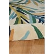 Linon Trio Marple Hand Tufted Polyester 5'x7' Rug in Ivory