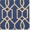 Linon Trio Sariay Hand Tufted Polyester 5'x7' Rug in Blue