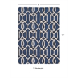 Linon Trio Sariay Hand Tufted Polyester 8'x10' Rug in Blue