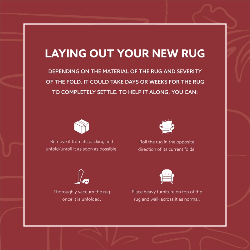 Linon Trio Geo Hand Tufted Polyester 8'x10' Rug in Rust Orange