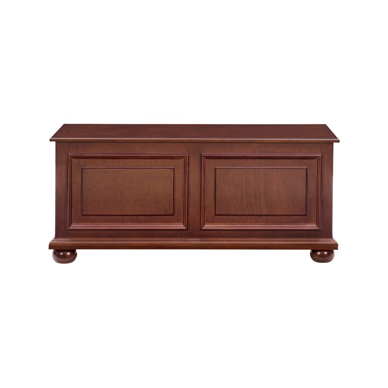 Linon Chadwick Traditional Cedar Chest in Rich Cherry Finished Wood