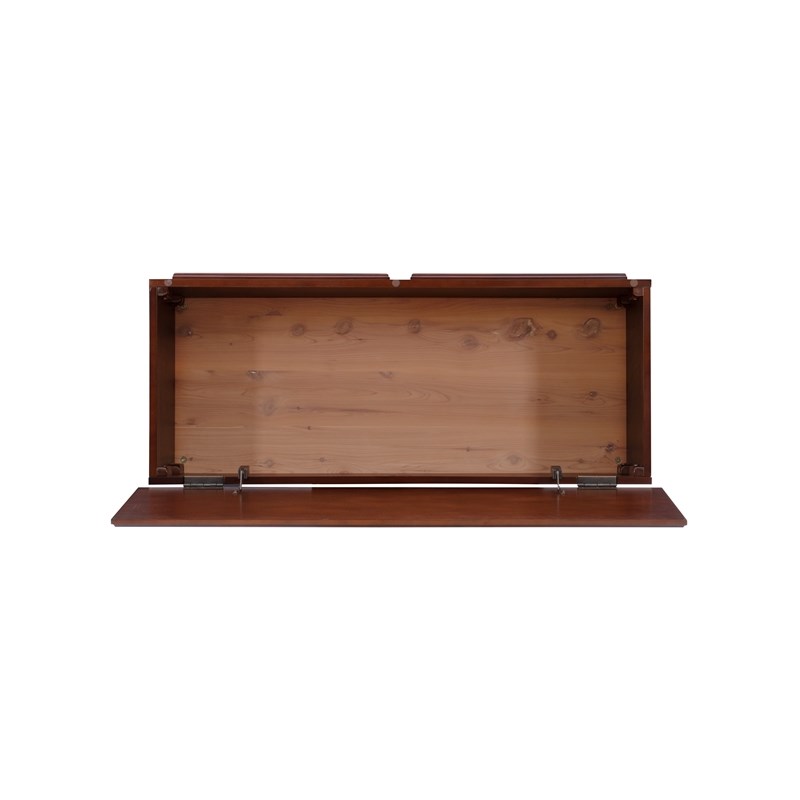 Linon Chadwick Traditional Cedar Chest in Rich Cherry Finished Wood